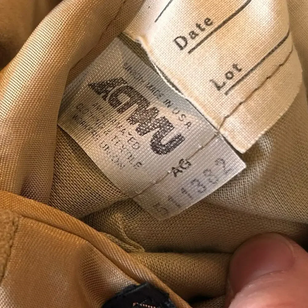 Vintage 80s Tan Faux Suede Blazer 2 Button Men’s 40L